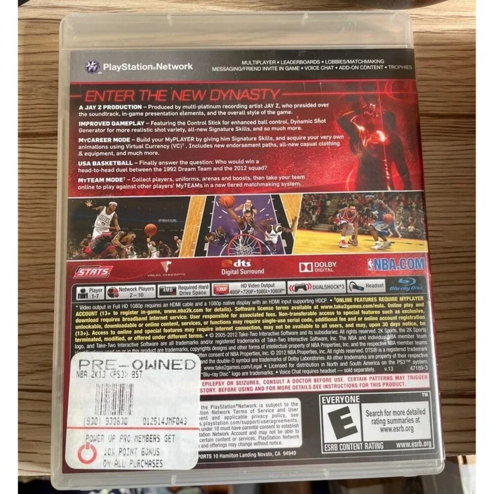 PlayStation 3 NBA 2k13 PS3 video game